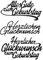 Ideen mit Herz Stanzschablonen, Wünsche, 3cm bis 8,1cm, 3 Stück | Schriftzüge, Schriften, Glückwünsche, Geburtstag | Schablonen zum Gestalten von Grußkarten, Geschenken und vieles mehr