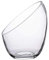 Ecosides Transparent Glass Bowls Slanted Clear Vase Terrarium Jar Round Globe Wide Glass Cut Bubble Bowl Put Candies,Plant,Flowers,Fruit (clear, 6.9”X5.5)