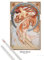 1art1 Alphonse Mucha Plakat | Bild (91x61 cm) Der Tanz, 1898 + EIN Paar Posterleisten, Transparent