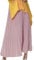 Damen Mädchen Plisseerock in Maxilänge Plissee-Maxirock Elastische Chiffon Langer Faltenrock Elastischer Bund für Frühling Sommer Herbst - 90cm Einfarbig Pink