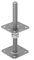 DMX - Pfostenträger höhenverstellbar 50 bis 200 mm- Pfostenträger aufschrauben - Stützenfuß - Pfostenanker - Aufschraubhülse - Anker - Gewindestange M20 - 250 mm - Ankerplatte 100x100x3 mm