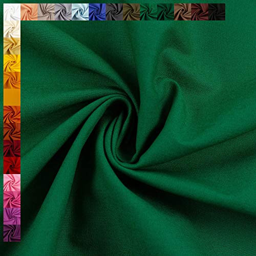 Swafing Baumwollstoff Heide, Uni-Farben, Einfarbig, 100% Baumwolle, grasgrün, Standard 100 by Oeko-TEX (50cm x 150cm)