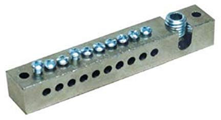 Morsettiera equipotenziale impianti di terra 10 fori - SEM 0310