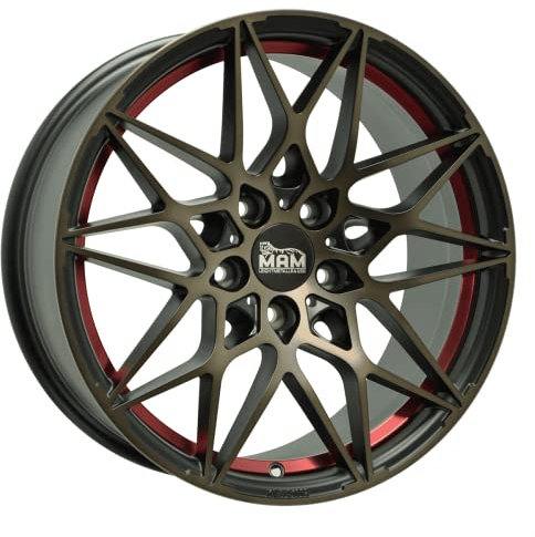 MAM B2 8.5JX20 5/112 ET30 72.6 BRONZE RED INSIDE Alufelge
