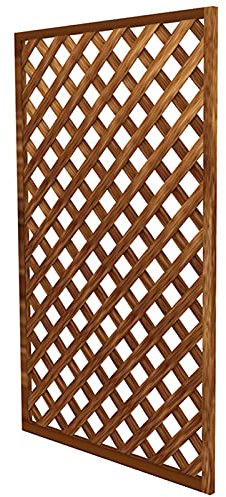 RUIXFHA Treillis en Bois pour Plantes Grimpantes - Décoration Murale pour Jardin et Terrasse - Marron, 60x90cm