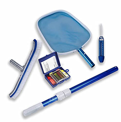 San Marco Kit di Pulizia per Piscine Completo di Kit analisi Acqua