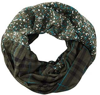 TOM TAILOR Damen Loop Halstuch mit Muster