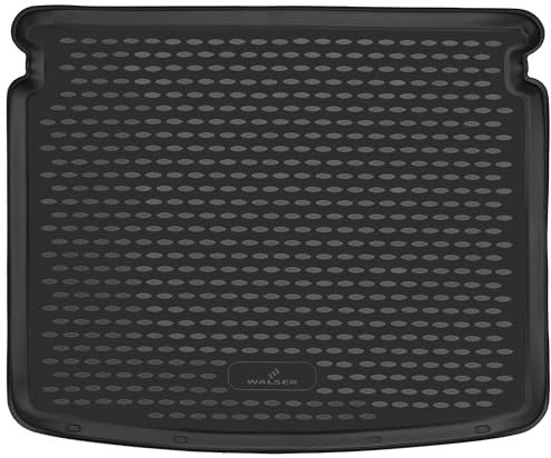 WALSER XTR Kofferraumwanne für Jeep Compass unterer Ladeboden 01/2016-2021, 100% passgenaue Antirutschmatte Auto, Gummimatte Auto, Kofferraum Schutzmatte, Auto Gummimatten