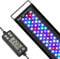 hygger Luce Led per Acquario,Luce per Acquario a Spettro Completo con Monitor LCD,26W 24/7 Ciclo di Illuminazione per Acquario con 7 Colori, Timer Regolabile per Acquario con Piante da 76-91cm