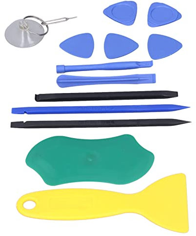 12-in-1 Elektronik-Reparatur-Werkzeug-Set mit Kunststoff-Spudger und Dreieckigem Öffnungswerkzeug für Handy-Reparatur