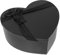 ABOOFAN Kasten Herzförmige Schwarze Geschenkbox Pralinenschachteln in Herzform Leckerli-Boxen in Herzform Runde Geschenkboxen Mit Herz-Box Brautjungfer Strauß Tasche Papier Mit Deckel