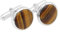 Tigerauge-Manschettenknöpfe, Schmuck für Männer, 925er Sterlingsilber, Manschettenknöpfe für den Bräutigam, einzigartiges Geschenk, Manschettenknöpfe mit natürlichem Edelstein