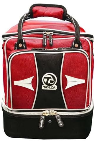 TAYLOR RED 4 BOWL MINI SPORTS BAG FOR CROWN OR FLAT GREEN BOWLS 381**