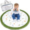 Alfombra bebe acolchada plegable - manta de juego para bebes colchoneta suelo infantiles o tapete infantil habitacion para niños y niñas 100 cm Dinosaurio
