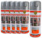 various-Pintura Spray Antioxidante Metalizada Plata 400 Ml para las Superficies de Metal, Hierro y Aluminio,Pack de 6 Unidad