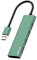 ANYPLUS Hub USB 3.0 en Alliage d'aluminium Ultra Fin, répartiteur USB Portable à 4 Ports, hub USB pour Ordinateur Portable, PC, MacBook, iMac, Surface Pro, Mac Pro, clé USB, XPS (Vert)
