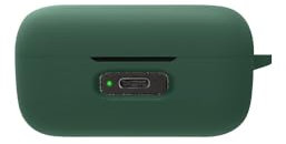 FTRONGRT Bluetooth Earphone Case Cover for Sennheiser MOMENTUM True Wireless 4, Shockproof Silicone Bluetooth Earphone Case Compatible Sennheiser MOMENTUM True Wireless 4 Bluetooth Earphone.Dark Green