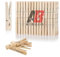 Aibulo 60 Pcs Wooden Clothes Pegs for Washing Line - Strong & Durable Pegs for Arts, Crafts, and Laundry - Ideal for Outdoor and Indoor Use, Eco-Friendly Contoured to Prevent Leaving Marks on Clothing