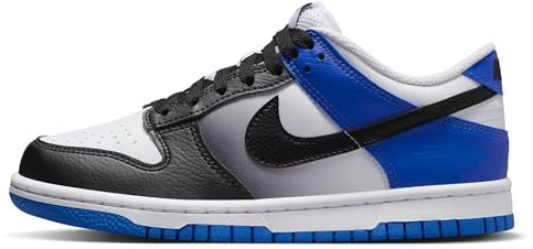 Nike Dunk Low Gs Herren-Laufschuhe, Game Royal/Schwarz-Weiß, 4.5 UK (5 US)