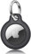 Meliya Portachiavi per Apple Airtag, Custodia in Plastica, Portatile, Cover Protettiva per Zaini e Animali Domestici, AirTag Non è Incluso (Nero)