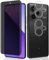 Teenrpov 1+2 Piezas Privacidad Protector de Pantalla para Xiaomi Redmi Note 13 Pro Plus 5G/Note 13 Pro+ 5G, Anti-Espía Cristal Templado + Protector de Lente cámara, 9H Vidrio Templado
