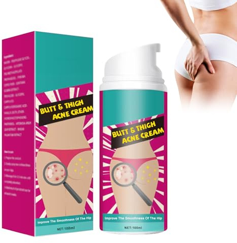 Po-Akne-Creme, Akne-Reinigungscreme Für Gesäß Und Oberschenkel, Butt Akne Creme Reduzierung Akne, Acne Creme Für Das Gesäß Po-Akne-Pickel-Reinigungscreme Anti Pickel Creme Am Gesäß, shentiru (4)