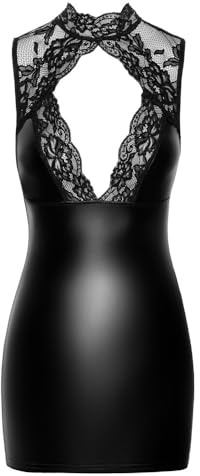 Noir Damen Kleid Orgia, Schwarz, M