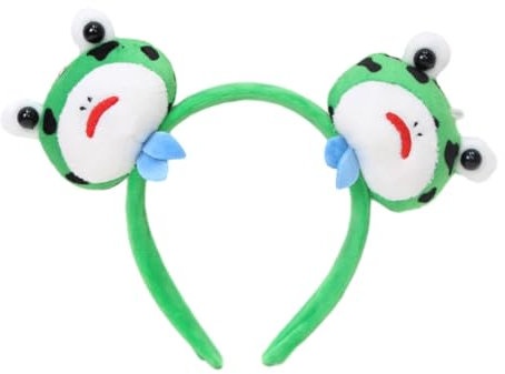 YUGSHNKFC Serre-tête grenouille pour Halloween, serre-tête en peluche, accessoire de cheveux pour fête costumée