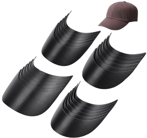 NBEADS Baseball Cap Visor Insert, Plastic Hat Brim Board Tennis Hat Brim Replacement Liner Shaper