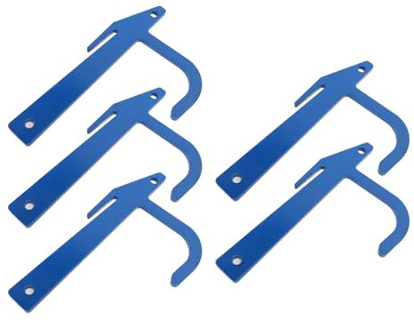 Fence Clips, 5PCS Metal Fence Stretcher Steel Wire Chain Link Fence Clips Top Rail Fabric Stretching and Tensioning Tool