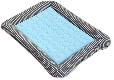 POPETPOP Kühlmatte Für Haustiere Katze Und Hund Sommerkissen Aus Eisseidenmaterial rutschfest Und Langlebig Geeignet Für Schlafzimmer Auto Und Mehr