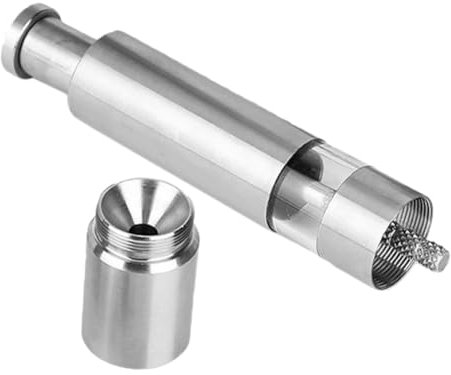 Gatuida Manuelle Mahlflasche Kaffeemühle Meersalzmühle Salzmühle Nachfüllbare Pfeffermühle Pfeffermühle Manuelle Pfeffer Und Salzmühle Edelstahl Silber