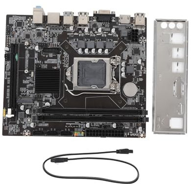 Bewinner Placa Base ITX H110, Mini ITX H110 Board H110 ITX ParrleBard con M.2 Slot DDR4 SO DIMM Ranuras para LGA 1151 Soporte de CPU 1080p Salida de Video HD