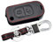 Étui de Protection en Cuir pour clé,Housse de Protection en Cuir véritable avec Porte-clés,pour Mercedes Benz Classe AB W168 W169 W245 2005 2006