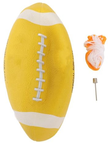 Pilipane Rugby Ball Professionelle Größe 3 Gummi Leichtes tragbares Hochelastizitätstraining Rugby Ball für Anfänger Teenager Übung