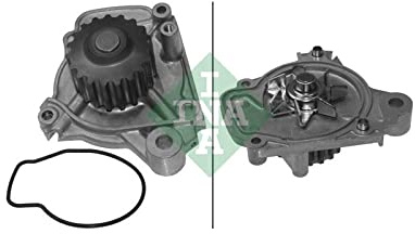INA 538 0608 10 Kühlmittelpumpe Motorkühlung Wasserpumpe 19-Zähn Kompatibel mit HONDA CIVIC VI Hatchback EJ, EK 19200P08003 19200P08004 19200P08A01