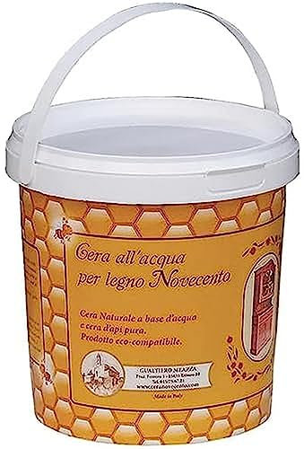 Cire Novecento y897 cire à l'eau pour bois, noyer, 500 ml