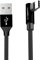 CABBRIX USB-C Kabel 90° Grad Gewinkelt 1,5m – Schwarz – Geflochtenes Schnelllade Kabel – USB-A auf USB-C – Ideal für Gaming, Auto & Büro – Robustes Ladekabel – 1 Stück