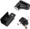 Bike disc Brake Lock,ycle Disc Brake Lock, Mini Anti Theft Wheel Security Lock with Plastic Frame & Keys Replacement for Mountain Road Bike Cycling Rotor Disc Brake Wheel Lock(Black)