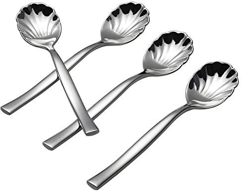 Vareone Zuckerlöffel Espressolöffel Kaffeelöffel Eislöffel Edelstahl, 8 Stück