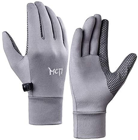 MCTi Laufhandschuhe Herren Damen Handschuhe Touchscreen Liner Leicht Sporthandschuhe Motorrad Radfahren Wandern Arbeiten