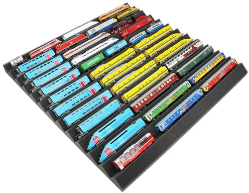 500 x 500 x 30 mm Universal Zick-Zack Lokliege für Modelleisenbahnen Spur N