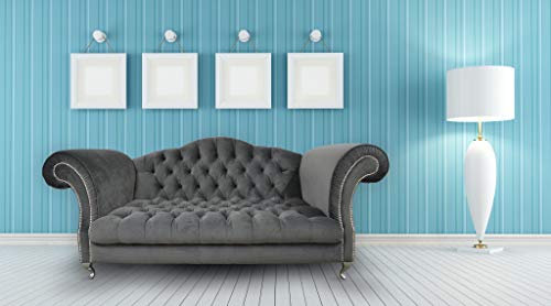 jvmoebel Chesterfield Sofa Polster Leder Couchen Sofas Garnitur Textil Dreisitzer Neu 24