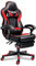 Fullwatt Racing Ergonomic Gaming Chair with Lumbar Pillow and Footrest, Swivel Height Adjustable Reclining PU Leather Big and Tall E-Sports Video Game Chair
