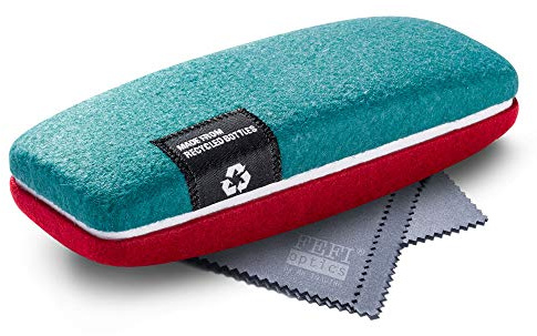 FEFI - Hardcase Brillenetui mit Filzbezug aus recycelten PET-Flaschen