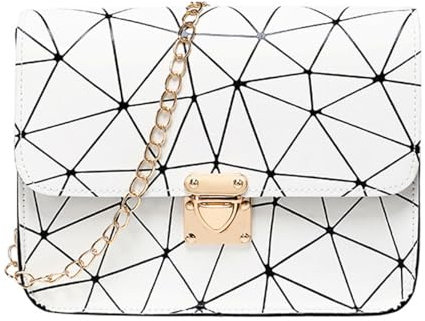 ANPTER Umhängetasche Klein Damen Schultertasche Handy Umhängetasche Handytaschen Geldbörse Handtaschen Mode Shoulder Bag Crossbody Tasche für Damen Frauen Mädchen Kinder (Weiß Klein Umhängetaschen)