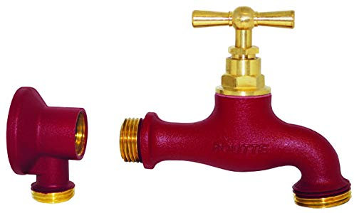 Boutté Kit Robinet de jardin et applique, Tuile Rouge