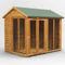 Powersheds High Grade Premium Apex Summer House Wooden Shed with Security Features, PVC Window Sills, Door & Window Flexibility, made from Extra Thick Timber