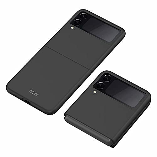 RanTuo Schutzhülle für Samsung Galaxy Z Flip 3, ultradünn, Hard PC, matt, Kratzfest, stoßfest, Anti-Fingerabdruck, Schutzhülle für Samsung Galaxy Z Flip 3 (schwarz)