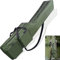 Portable Fishing Storage Bag 130cm Fishing Rod Case Waterproof Canvas Fishing Pole Bag Large Capacity Fishing Rod and Reel Case Fishing Tackle Storage Organizer Fishing Gear Bag